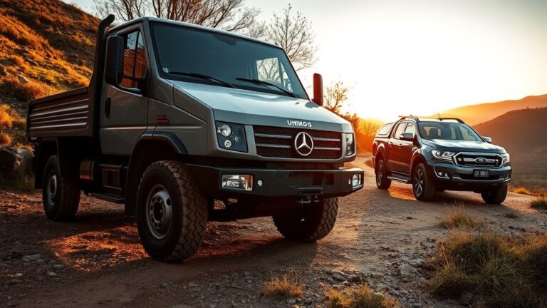 Unimog en ford f-max: de krachtpatsers voor zware omstandigheden